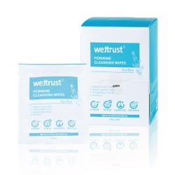 Wettrust 茶樹女性專用有機棉抹巾 (25片)
