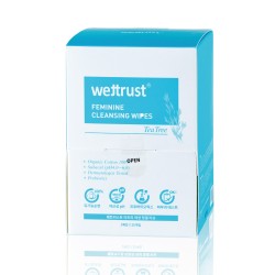 Wettrust 茶樹女性專用有機棉抹巾 (25片)