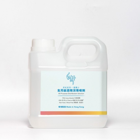 白泫 DEW ⻝用級酒精消毒噴劑 1 公升